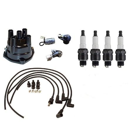 Aic Replacement Parts Tune Up Kit Fits International Harvester Fits FARMALL 454 464 544 574 674 R7033-SPARKPLUGS-WIRES-CAP